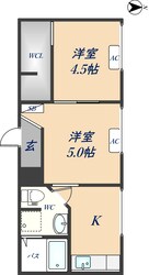 阪口マンションの物件間取画像